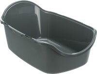 Trixie Be Eco Katzentoilette Vico mit Haube, 40 x 40 x 56cm anthrazit/grau-grün