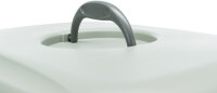 Trixie Be Eco Katzentoilette Vico mit Haube, 40 x 40 x 56cm anthrazit/grau-grün