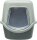 Trixie Be Eco Katzentoilette Vico mit Haube, 40 x 40 x 56cm anthrazit/grau-grün
