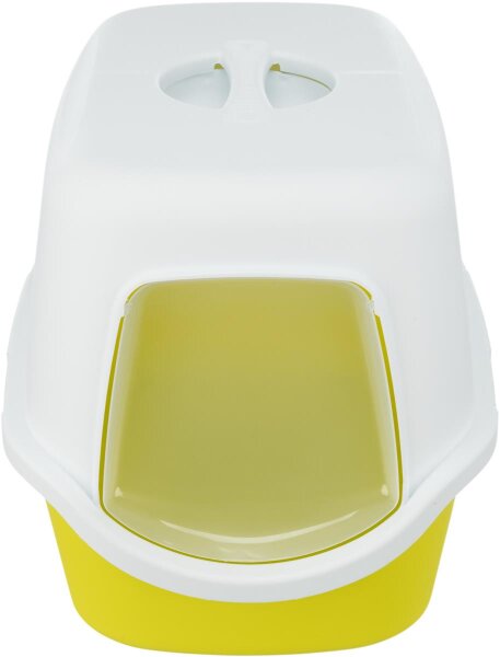 Trixie Katzentoilette Vico, mit Haube, 40 x 40 x 56 cm, lime/weiß