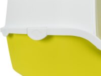 Trixie Katzentoilette Vico, mit Haube, 40 x 40 x 56 cm, lime/weiß