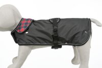Trixie Mantel Hermy, S: 33 cm, schwarz/rot