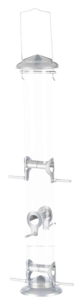 Trixie Futtersäule, Kunststoff/ Metall, 1300ml/ 53cm, silber