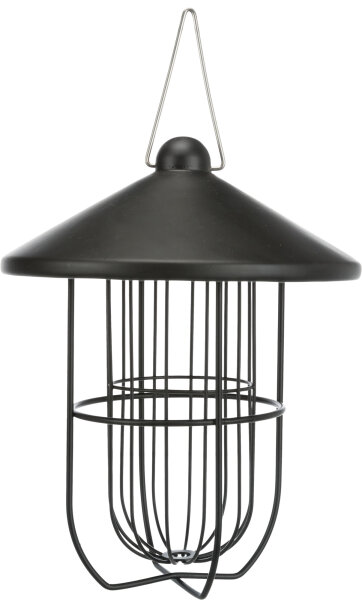 Trixie Meisenknödelhalter mit Dach,  Knödel, Metall Ø19 x 24cm, schwarz