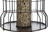 Trixie Erdnuss Futterspender mit Schutzgitter, Metall, 820ml/ Ø20cm, schwarz