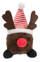 Trixie Xmas Weihnachtsmann/Rentier/Schneemann, Plüsch, 18-29 cm, sortiert