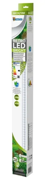 Superfish Retro LED Bright 60cm, 15W, 10290K (T8/18W & T5/28W)