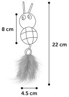 KS vinta Raupe + Feder 17cm