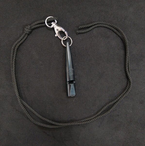 ACME Hundepfeife, Freq. 211,5, inkl. Pfeifenband, schwarz