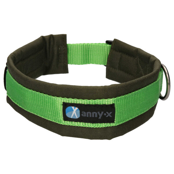 anny-x Steckhalsband Fun oliv/hellgrün 4