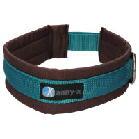 anny-x Steckhalsband Fun braun/petrol 7