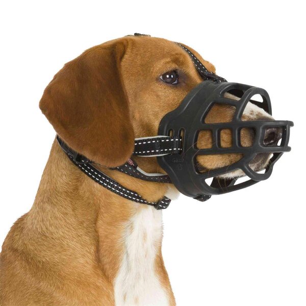 Trixie Muzzle Flex Maulkorb Gummi S schwarz