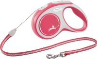 Flexi New COMFORT, Seil, S: 5m, rot