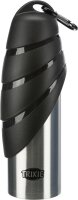 Trixie Flasche mit Trinknapf, Edelstahl/Kunststoff, 0,75l diverse Farben
