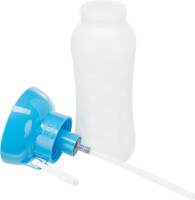 Trixie Flasche mitTrinknapf, Kunststoff, 0,55l diverse Farben