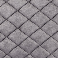 Kissen Weimar rechteckig grau, 55.5cm L x 38.5cm B x 2cm H