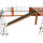 Trixie natura Freilaufgehege XL m. Abdeckung, Holz, 233 x 79 x 116cm