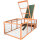 Trixie natura Freilaufgehege XL m. Abdeckung, Holz, 233 x 79 x 116cm