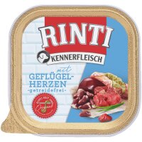 Rinti Kennerfleisch Plus Geflügelherzen 300g