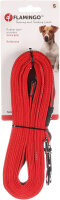 Flamingo TRAININGS- UND SCHLEPPLEINE XENO ROT 5M 20MM S