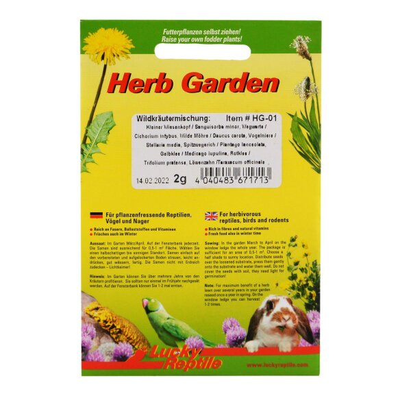 Lucky Reptile Herb Garden, Wildkräutermischung 2g