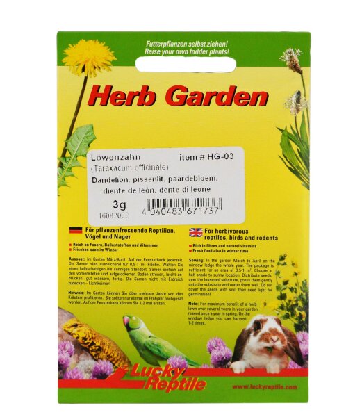 Lucky Reptile Herb Garden, Löwenzahn 3g
