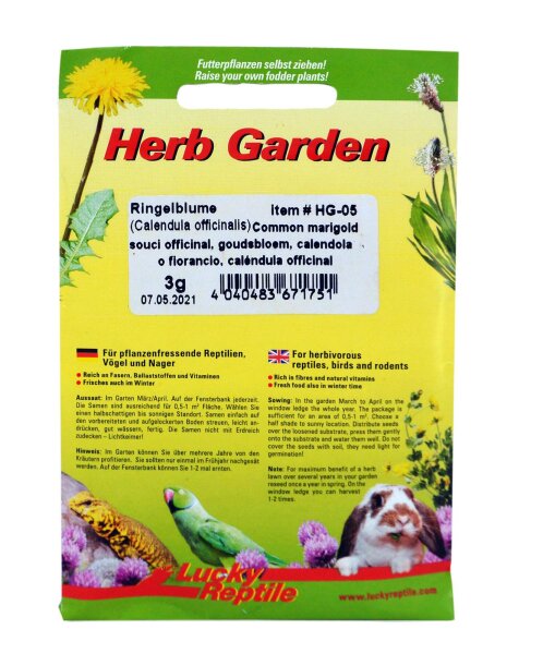 Lucky Reptile Herb Garden, Ringelblume 3g