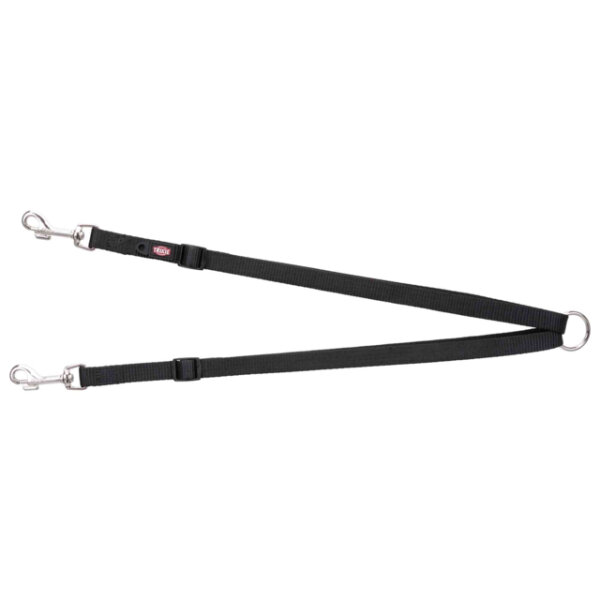 Trixie Premium Koppel 40-70 cm, 15 mm, schwarz