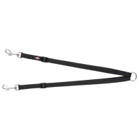 Trixie Premium Koppel 40-70 cm, 15 mm, schwarz
