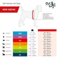 Curli Clasp Vest Geschirr Air-Mesh Black M