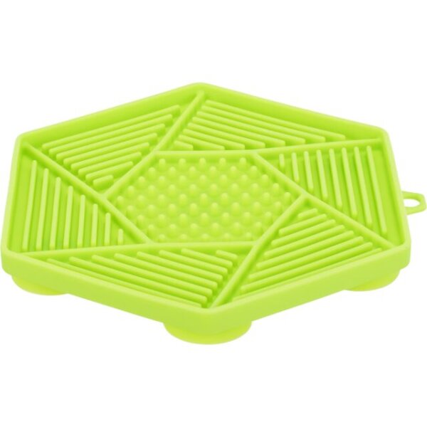 Trixie Lick`n`Snack Matte mit Saugnäpfen, Silikon, 17 cm, grün