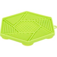 Trixie Lick`n`Snack Matte mit Saugnäpfen, Silikon, 17 cm, grün