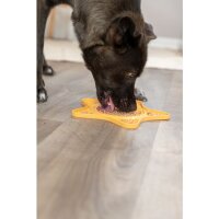 Trixie Lick`n`Snack Matte, Silikon, 23,5 cm, gelb