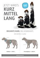 anny-x Brustgeschirr Fun M/ lang schwarz/schwarz