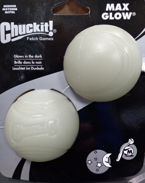 Chuckit Max Glow, medium 2er Set