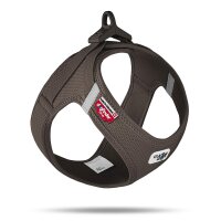 Curli Clasp Vest Geschirr Air-Mesh Braun S
