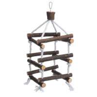 Trixie Strickleiterturm, Rindenholz, 51cm