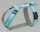 anny-x Brustgeschirr Fun grau/eisblau L