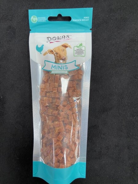 Dokas Dog Snack Minis Hühnerbrust 70g