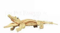 Holz Puzzle 3D, Krokodil (73 Teile)