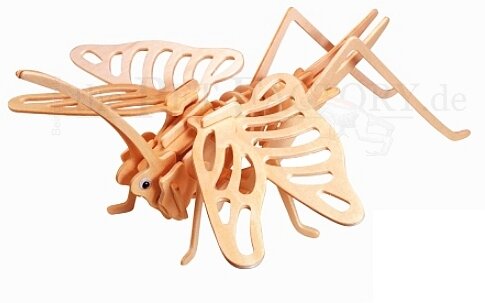 Holz Puzzle 3D, Grashüpfer (29 Teile)