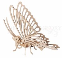 Holz Puzzle 3D, Schmetterling (16 Teile)