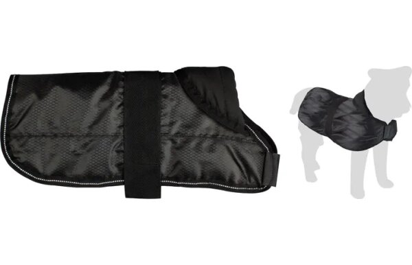 Flamingo Hundemantel Eisbär 30 cm schwarz