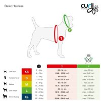 Curli Clasp Vest Geschirr Air-Mesh Red 2XS
