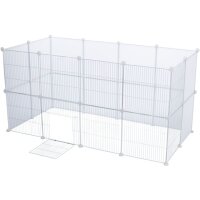 Trixie 4 Erweiterungselemente für # 62460, Metall, 35 x 35 cm, weiß