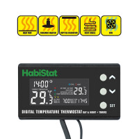 HabiStat Digital Thermostat, Temperatur Thermostat Tag/ Nacht + Timers