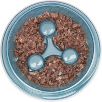 Trixie Slow Feeding Napf, Kunststoff/TPR, 0,45l/Ø 20cm, diverse Farben