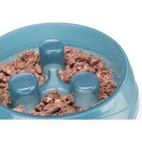 Trixie Slow Feeding Napf, Kunststoff/TPR, 0,45l/Ø 20cm, diverse Farben