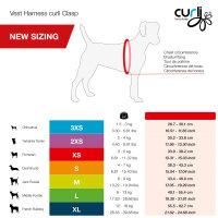 Curli Clasp Vest Geschirr Air-Mesh Special E. 2022 Red XS