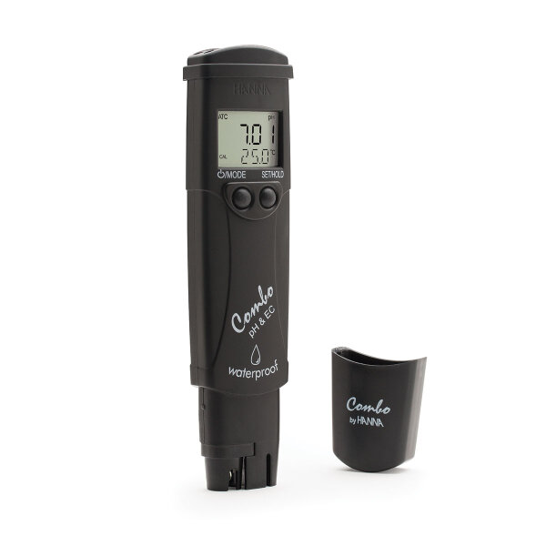 Hanna instruments COMBO Tester für pH/EC/TDS/°C bis 3999µS, wasserdicht